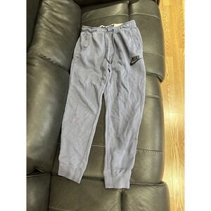 Light Blue Nike Sweatpants Joggers Logo Drawstring Women's Size Medium